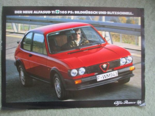 Alfa Romeo Alfsud TI Prospektblatt