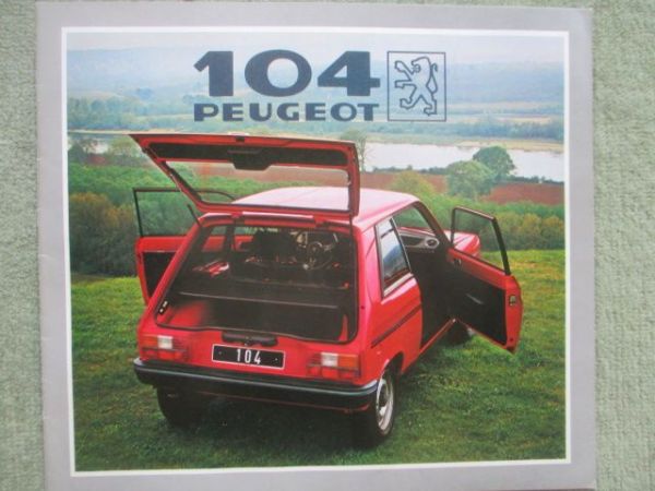 Peugeot 104 Prospekt 1982