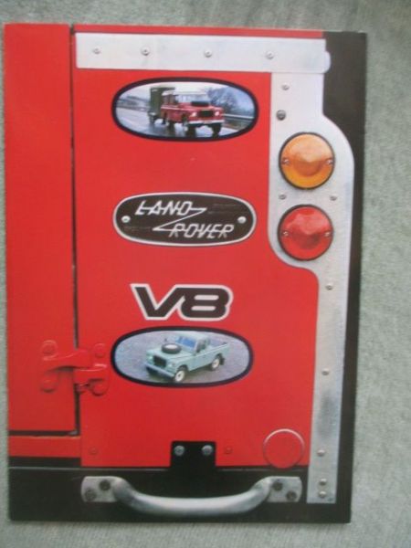 Land Rover V8 Niederlande Katalog