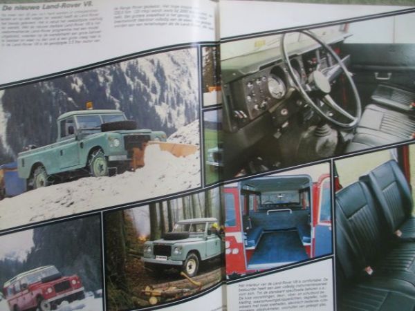 Land Rover V8 Niederlande Katalog