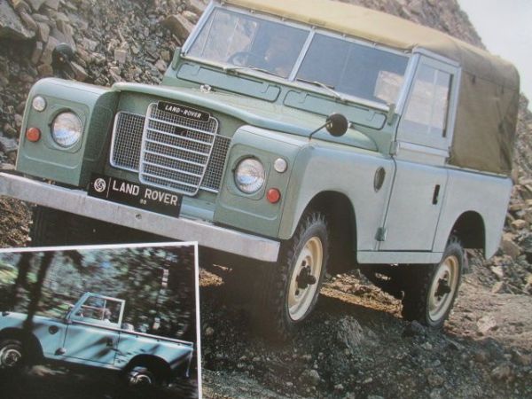 Land Rover 88 109 Prospekt Februar 1977 Englisch