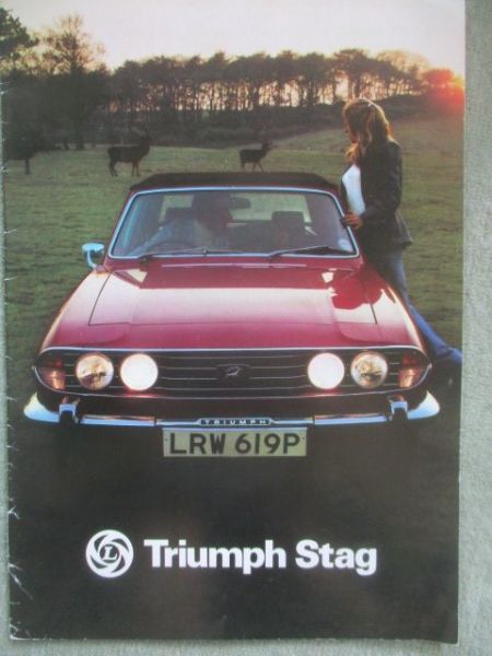 Triumph Stag März 1976 Englisch