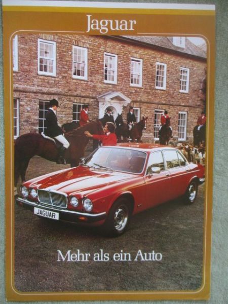 Jaguar XJ 4.2 5.3 Prospekt Deutsch