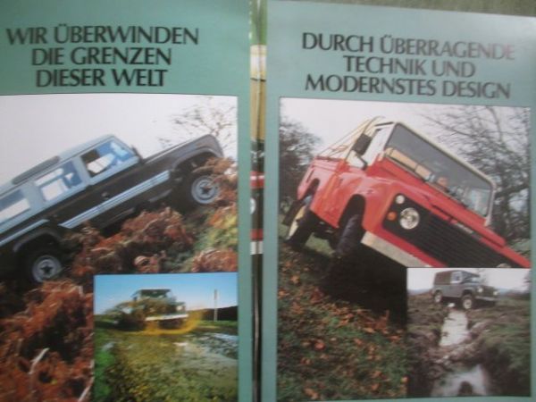 Land Rover Pritschenwagen Kastenwagen Deutsch