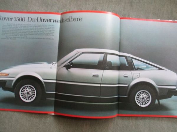 Rover 3500 Prospekt Juni 1977 Deutsch
