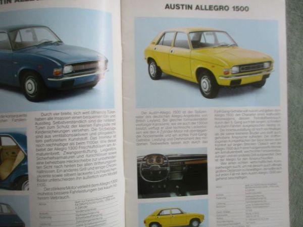 Austin Morris MG Tiumph Rover Jaguar Autohaus Theo Decker Katalog