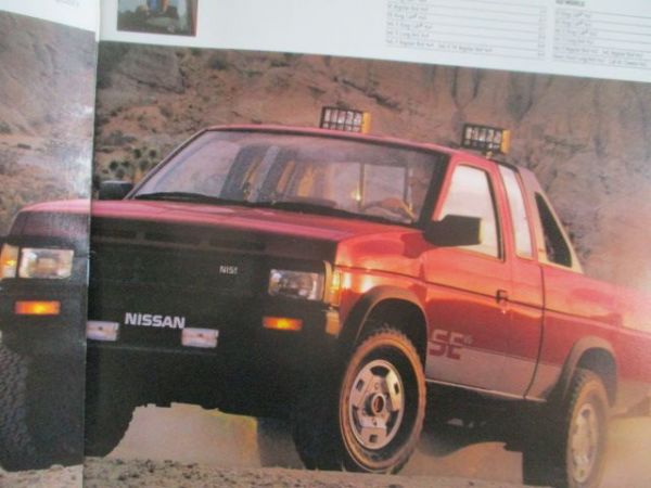 Nissan Trucks USA Oktober 1987