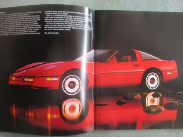 Chevrolet Corvette C4 Februar 1983 USA Brochure