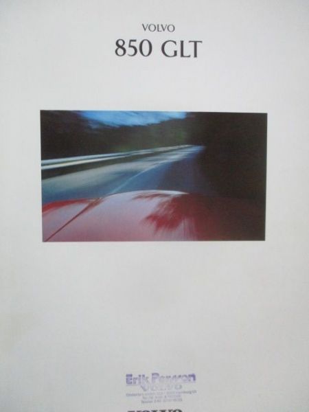 Volvo 850 GLT Katalog 1992