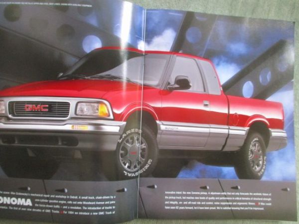 GMC 1994 Sonoma USA Brochure