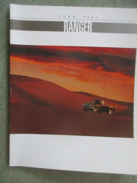 Ford Ranger 1994 USA Brochure