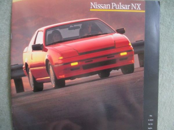 Nissan Pulsar NX (N13) Großformat Englisch US Markt