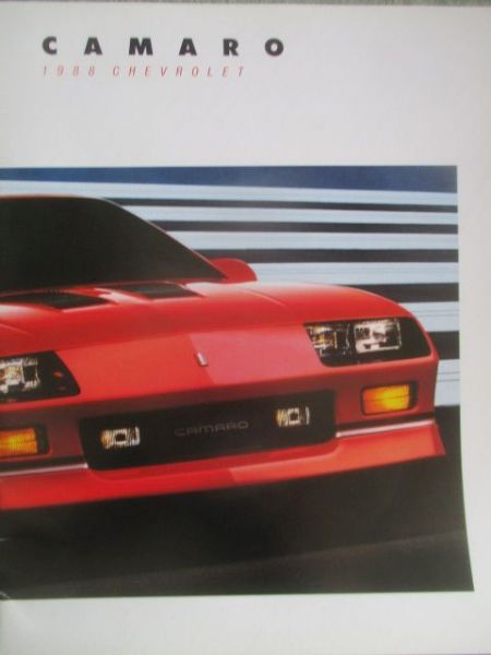 Chevrolet Camaro 1988 USA Katalog