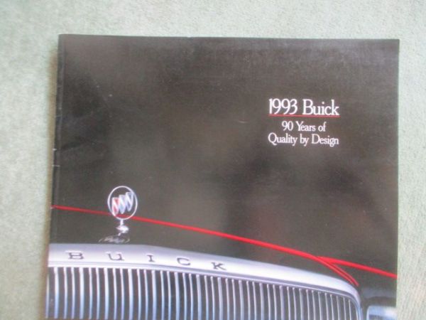 Buick 1993 90 Years of Quality by Design
