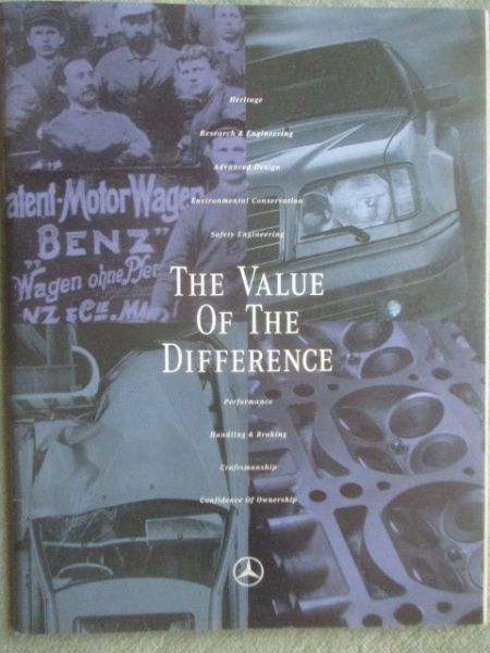 Mercedes Benz USA 1993 Prospekt