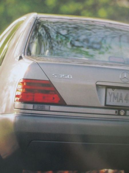 Mercedes Benz S-Class W140 C140 1994 USA Brochure