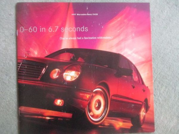 Mercedes Benz E420 W210 USA Brochure Englisch