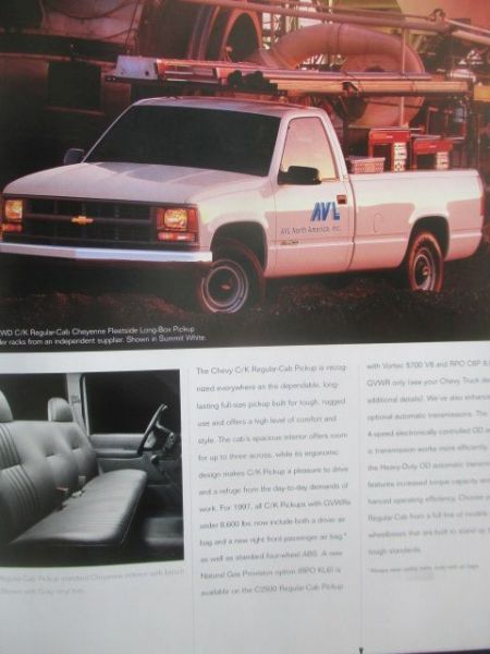 Chevrolet Commercial Vehicles 1997