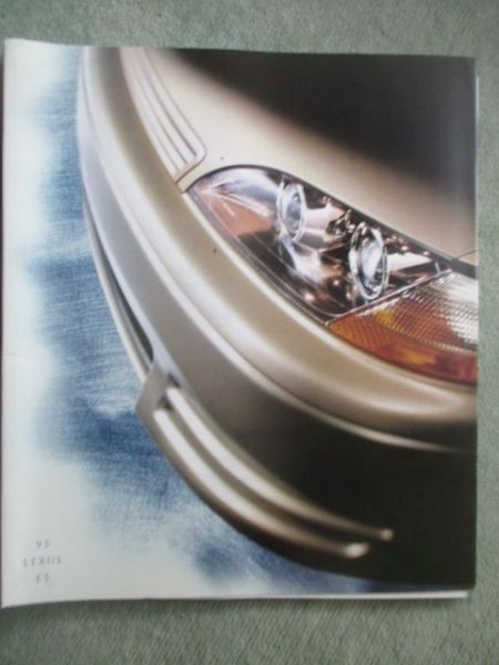 Lexus ES 2.Generation USA Broschüre englisch 1995