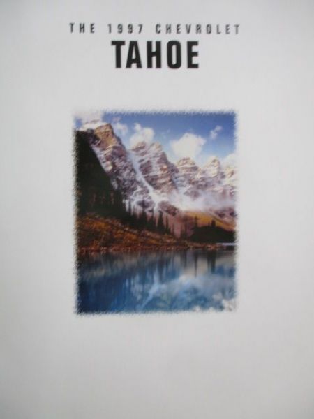 Chevrolet Tahoe (GMT400) brochure USA 1997