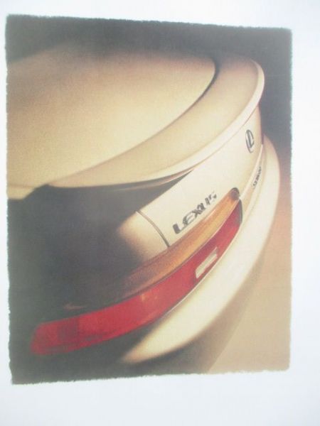 Lexus SC400 SC300 1993 USA brochure