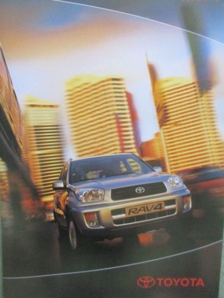 Toyota RAV4 ACA20/21/ZCA25/26 Juni 2000 Englisch