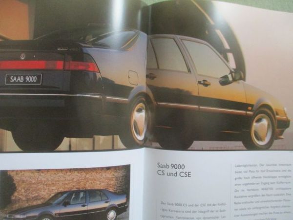 Saab 9000 CS CSE CD CDE Aero +Griffin Prospekt 1996