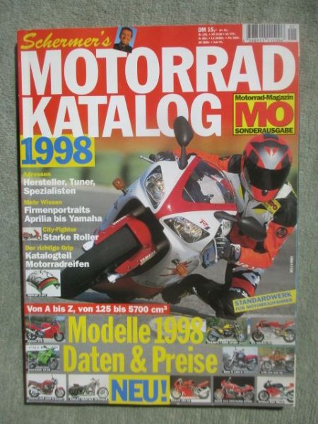MO Schermers Motorrad Katalog 1998
