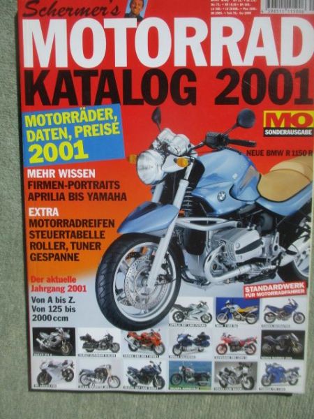 MO Schermers Motorrad Katalog 2001
