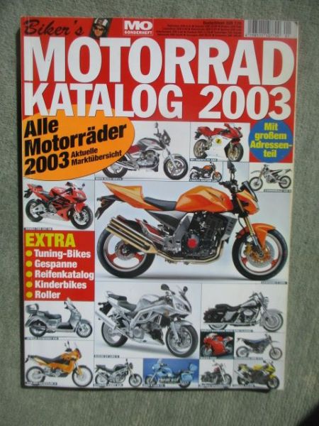 MO Schermers Motorrad Katalog 2003
