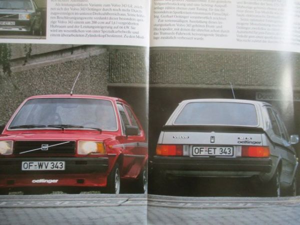 Volvo 343 Oettinger Prospekt 1979