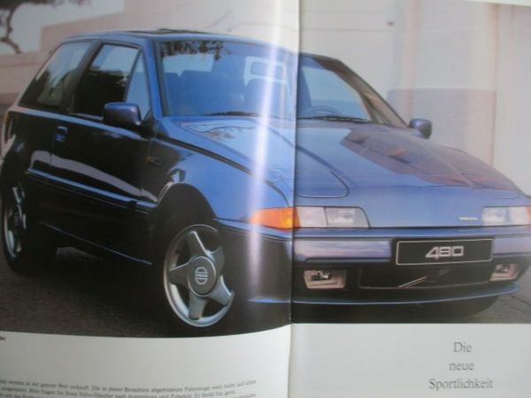 Volvo 480 +Turbo Katalog Juli 1993