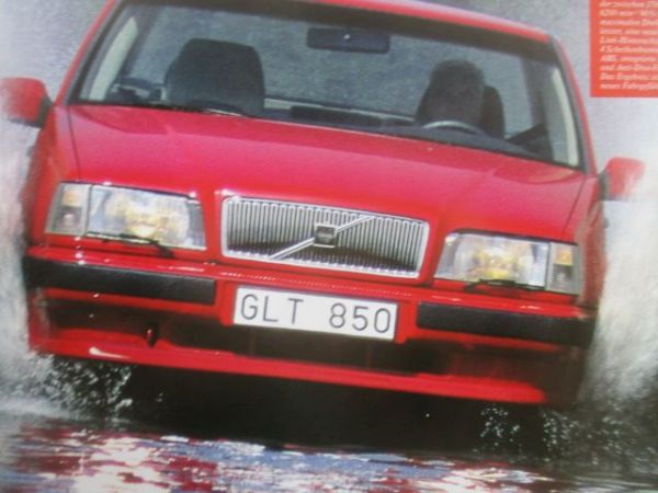 Volvo 850 GLT Vorstellung Katalog Juni 1991