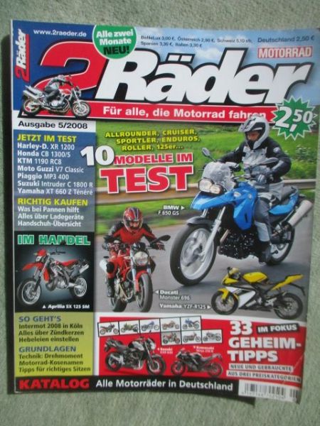 Motorrad 2Räder Mai 2008