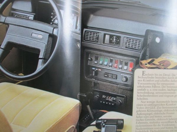 Volvo 264GL GLE 265 GL Limousine +Kombi 1978