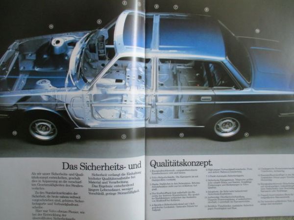 Volvo 240GL Limousine +Kombi Turbo Diesel GLE Katalog 1983