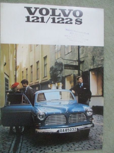 Volvo 121 122S Amazon Prospekt August 1968