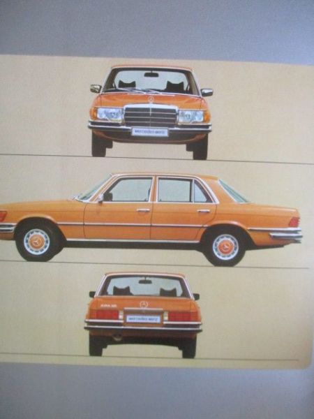Mercedes Benz 280S 280SE 280SEL Juli 1977