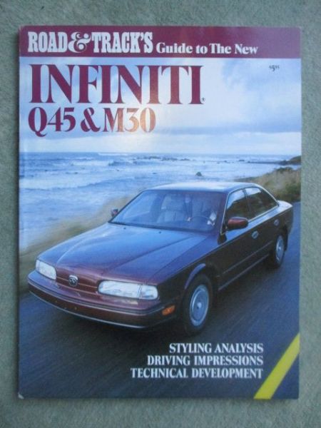 Road & Tracks Guide to the new Infiniti Q45 & M30