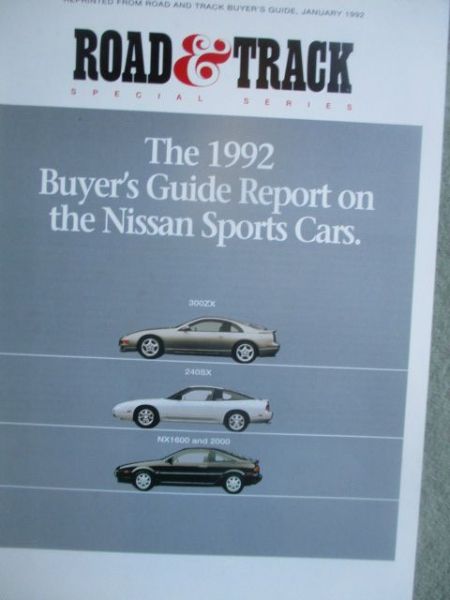 Road & Track 1/1992