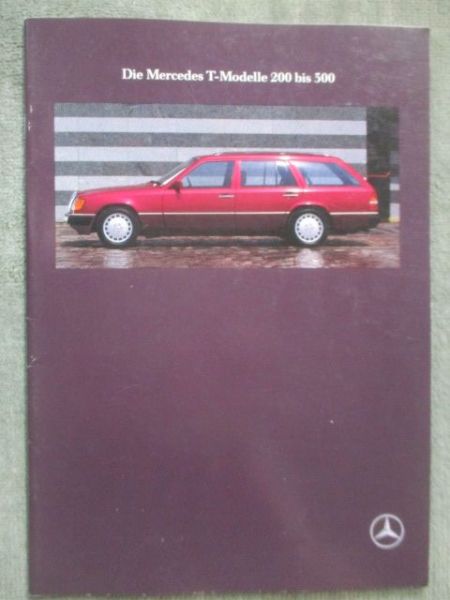 Mercede Benz 200TD-300TD Turbo,200TE,230TE,300TE +4Matic +300TE-24 S124 10/1989