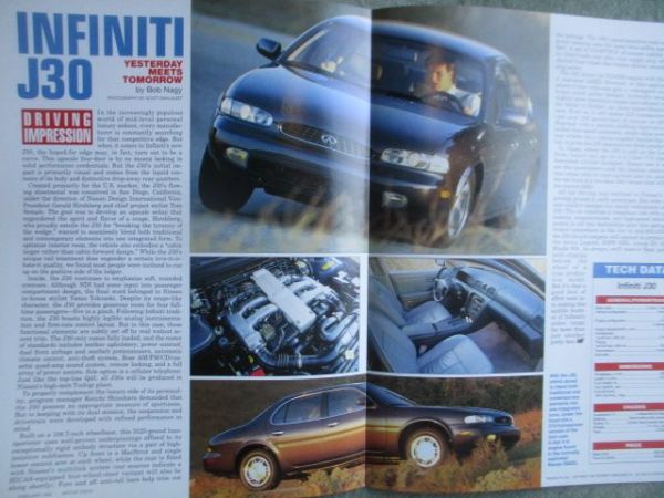 Motor Trend Infiniti J30 Sonderdruck