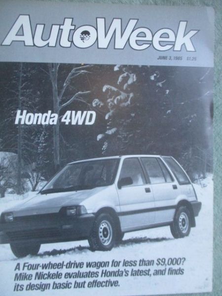 AutoWeek June 3 1985 Honda 4WD