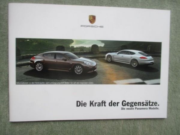 Porsche Panamera (970) Information Flyer April 2013