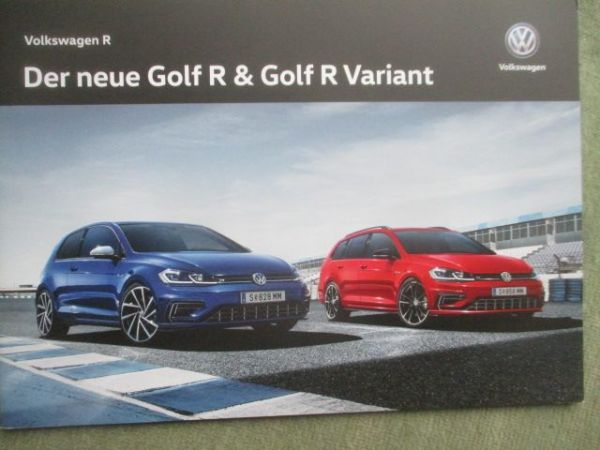 VW Golf R & Variant Dezember 2017 Version Austria
