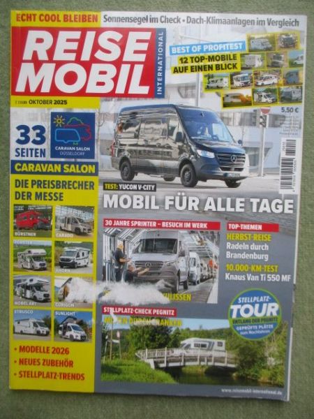 Reise Mobil Oktober 2025
