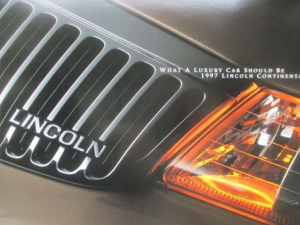 Lincoln Continental 1997 Carbrochure