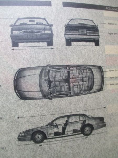 Lincoln Continental 1997 Carbrochure