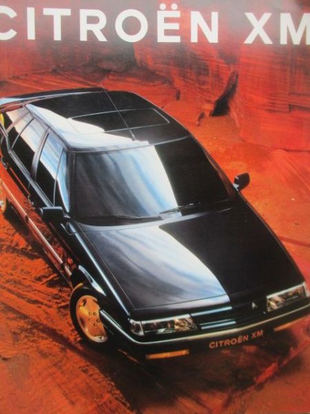 Citroen XM Limousine + Break Katalog August 1993