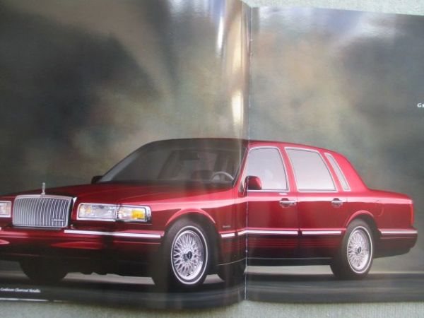 Lincoln Town Car 1997 Großformat USA Brochure FN36/116